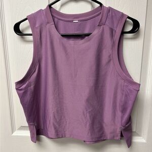 Lululemon Mesh Back Cropped Train Tank Top - Sz 6/8